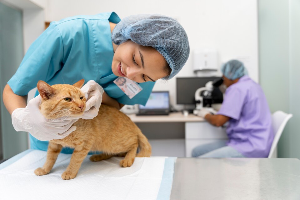 Clínica veterinária para gatos em Poá